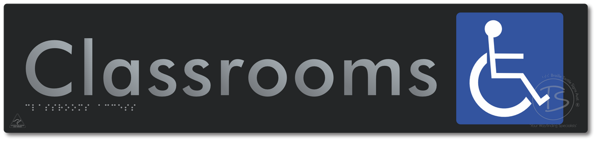 Accessible Classroom Access - Braille Tactile Signs Aust.