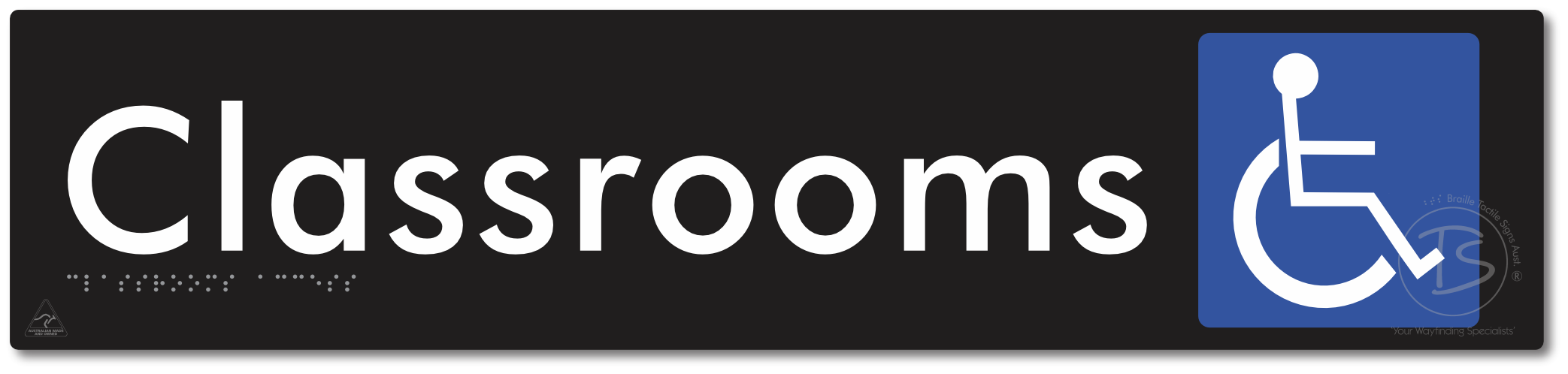 Accessible Classroom Access - Braille Tactile Signs Aust.
