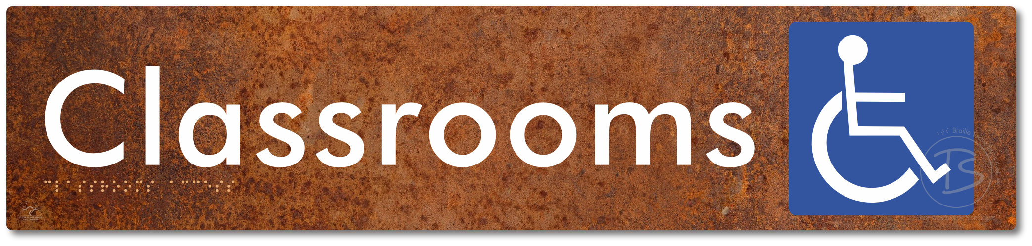 Accessible Classroom Access - Braille Tactile Signs Aust.