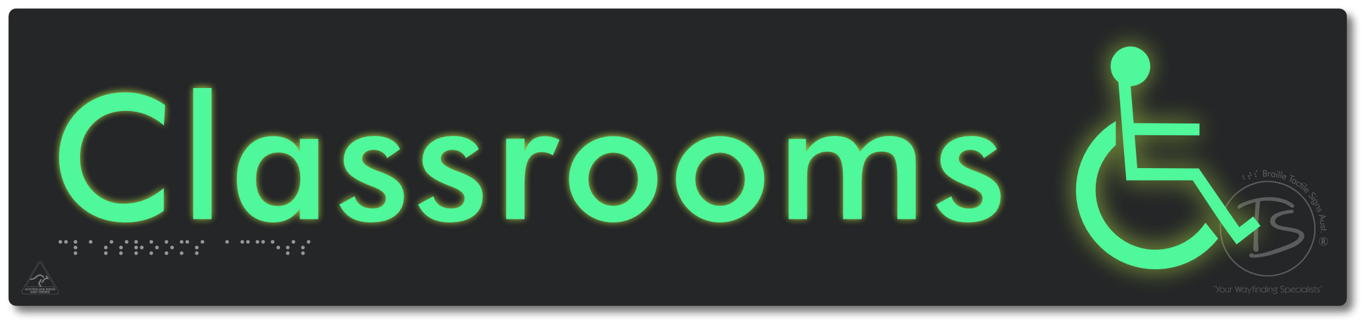 Accessible Classroom Access - Braille Tactile Signs Aust.