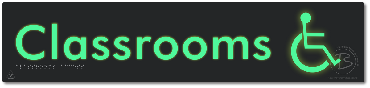Accessible Classroom Access - Braille Tactile Signs Aust.