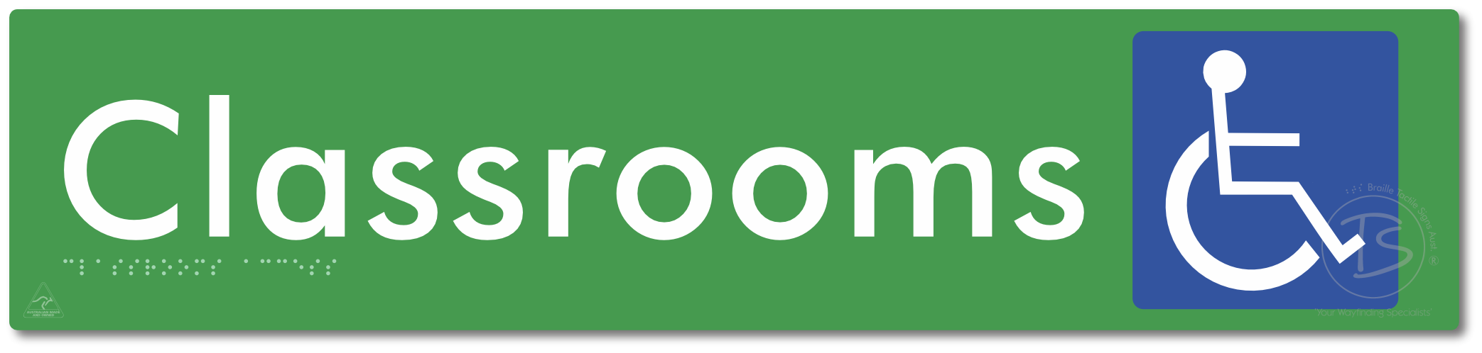 Accessible Classroom Access - Braille Tactile Signs Aust.