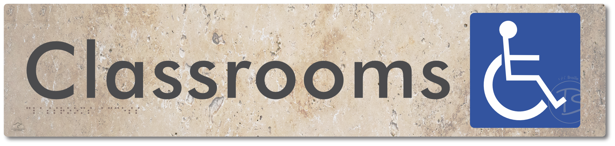 Accessible Classroom Access - Braille Tactile Signs Aust.