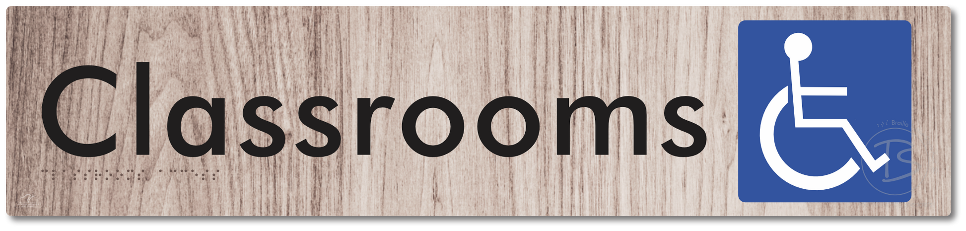 Accessible Classroom Access - Braille Tactile Signs Aust.