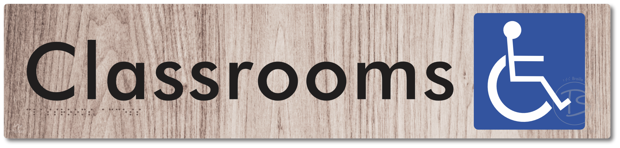 Accessible Classroom Access - Braille Tactile Signs Aust.