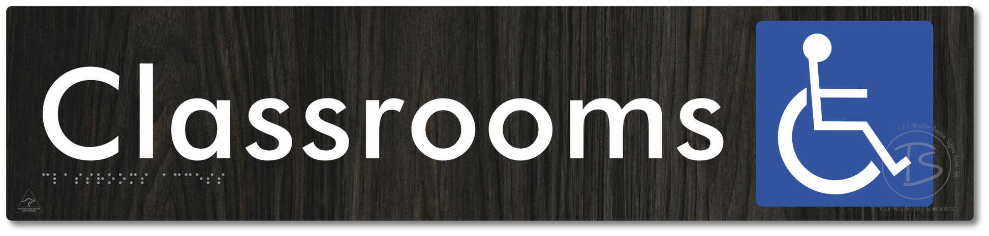 Accessible Classroom Access - Braille Tactile Signs Aust.