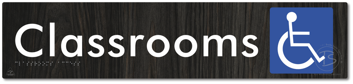 Accessible Classroom Access - Braille Tactile Signs Aust.