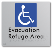 Evacuation Refuge Area - Braille Tactile Signs Aust.
