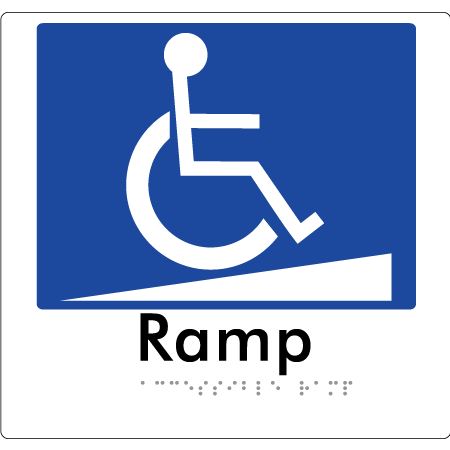 Accessible Ramp - Braille Tactile Signs Aust.