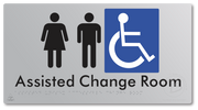 Assisted Unisex Accessible Change Room - Braille Tactile Signs Aust.
