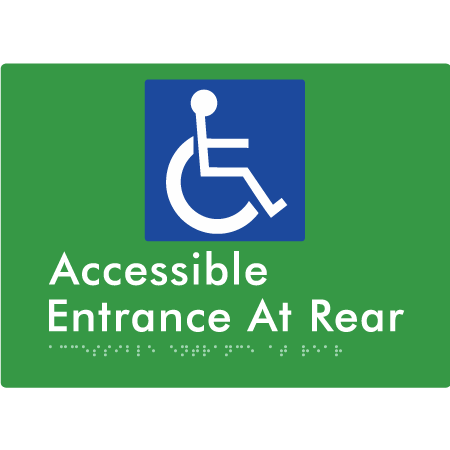 Accessible Entrance at Rear
