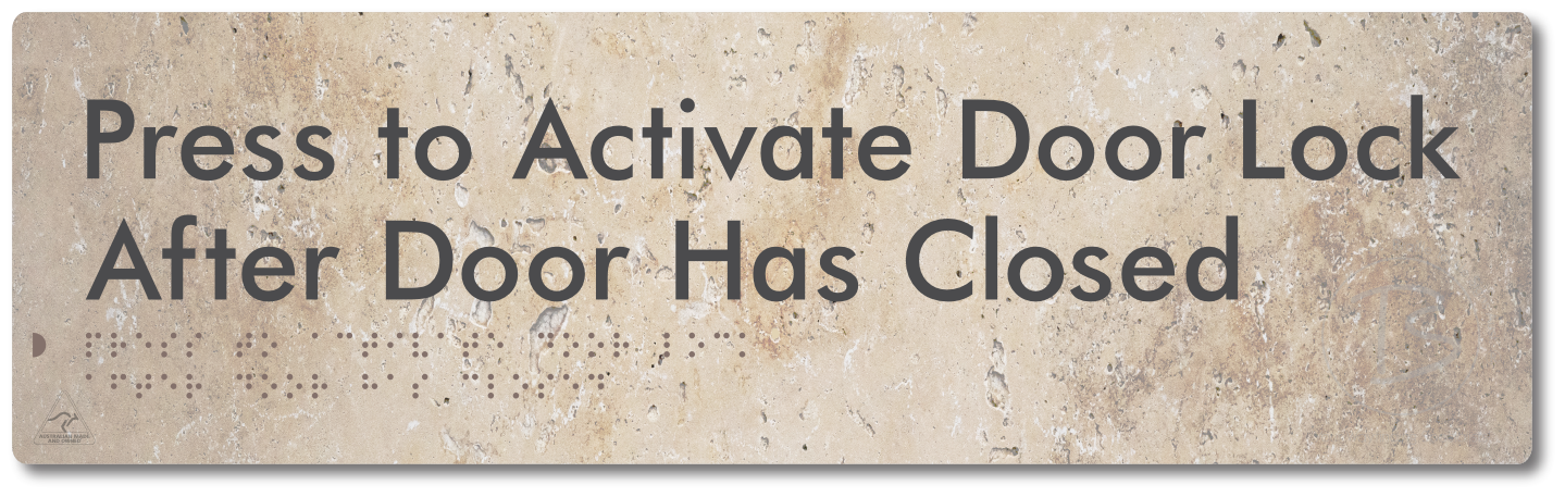 Press to Activate Door Lock After Door Has Closed
