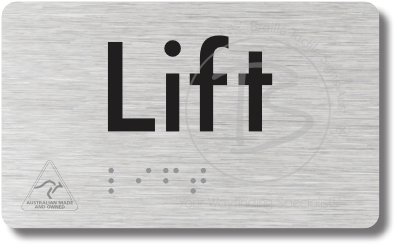 Lift - Braille Tactile Signs Aust.