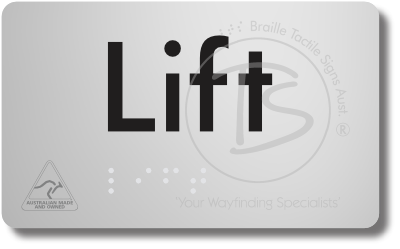 Lift - Braille Tactile Signs Aust.