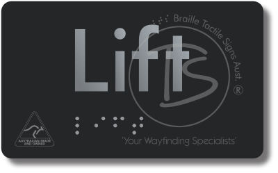Lift - Braille Tactile Signs Aust.