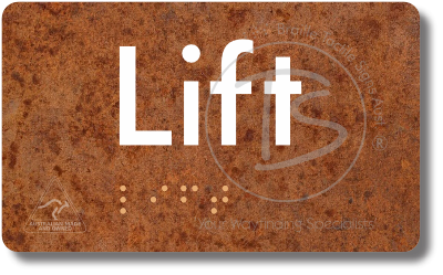 Lift - Braille Tactile Signs Aust.