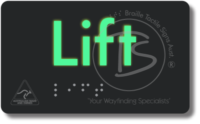 Lift - Braille Tactile Signs Aust.