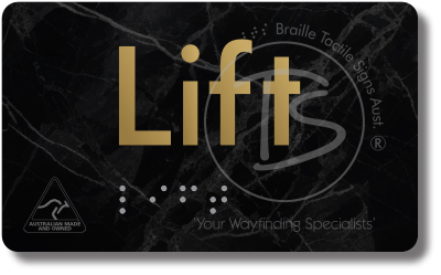 Lift - Braille Tactile Signs Aust.