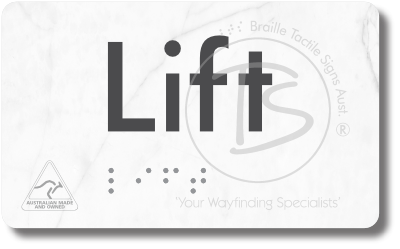 Lift - Braille Tactile Signs Aust.