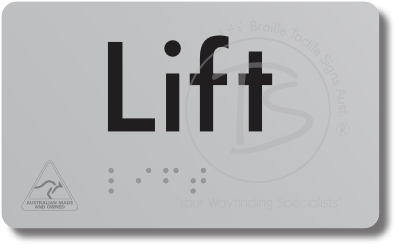 Lift - Braille Tactile Signs Aust.