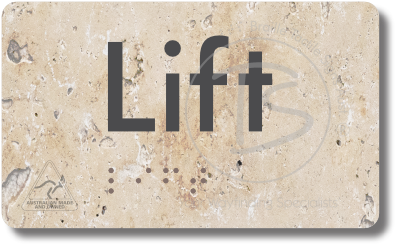 Lift - Braille Tactile Signs Aust.