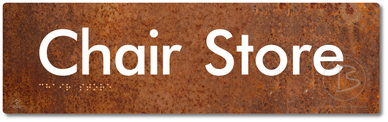 Chair Store - Braille Tactile Signs Aust.