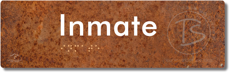 Inmate - Braille Tactile Signs Aust.