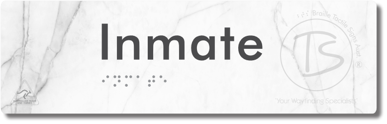 Inmate - Braille Tactile Signs Aust.