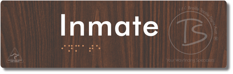 Inmate - Braille Tactile Signs Aust.