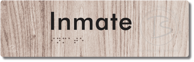 Inmate - Braille Tactile Signs Aust.