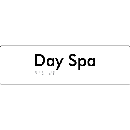 Day Spa - Braille Tactile Signs Aust.