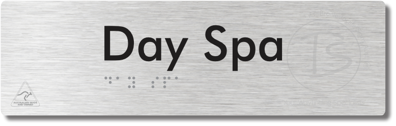 Day Spa - Braille Tactile Signs Aust.