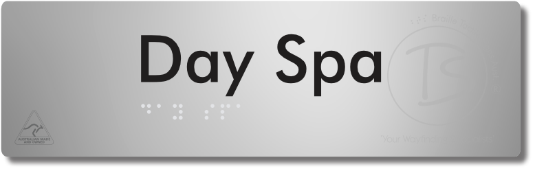 Day Spa - Braille Tactile Signs Aust.