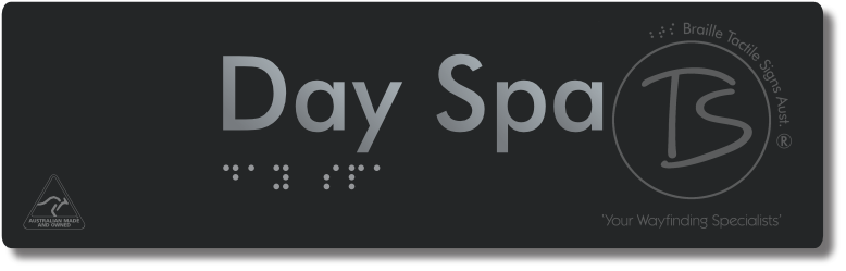 Day Spa - Braille Tactile Signs Aust.