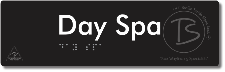 Day Spa - Braille Tactile Signs Aust.