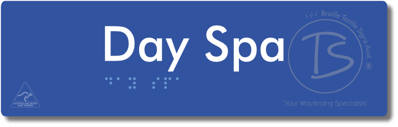 Day Spa - Braille Tactile Signs Aust.