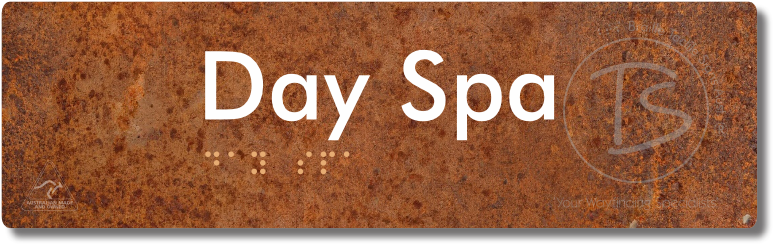 Day Spa - Braille Tactile Signs Aust.