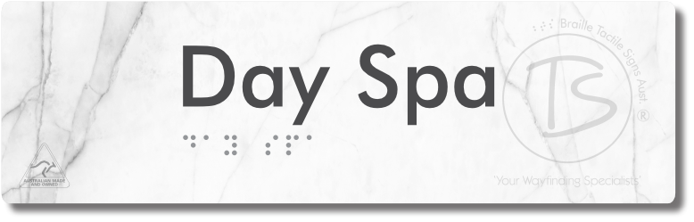 Day Spa - Braille Tactile Signs Aust.
