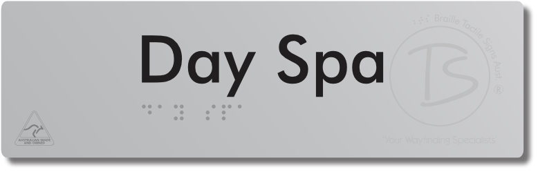 Day Spa - Braille Tactile Signs Aust.