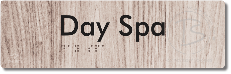 Day Spa - Braille Tactile Signs Aust.