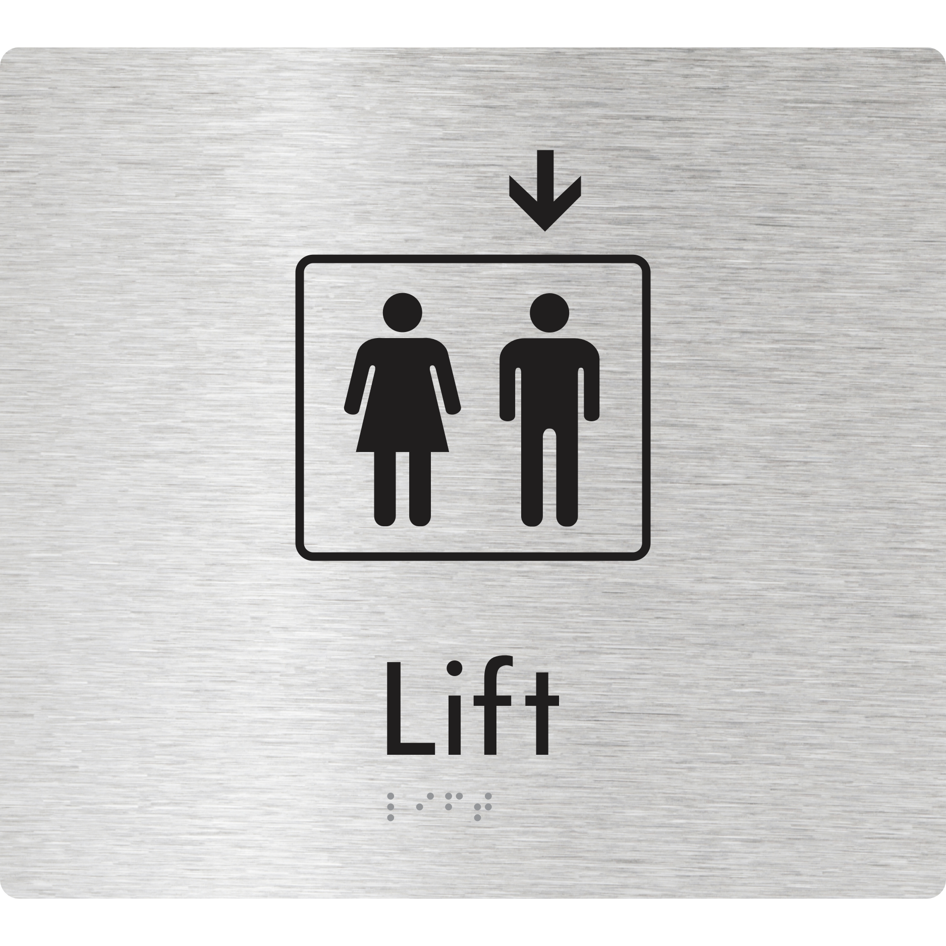 Lift - Down - Braille Tactile Signs Aust.