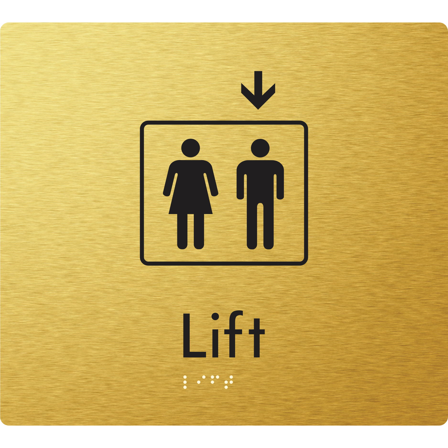Lift - Down - Braille Tactile Signs Aust.