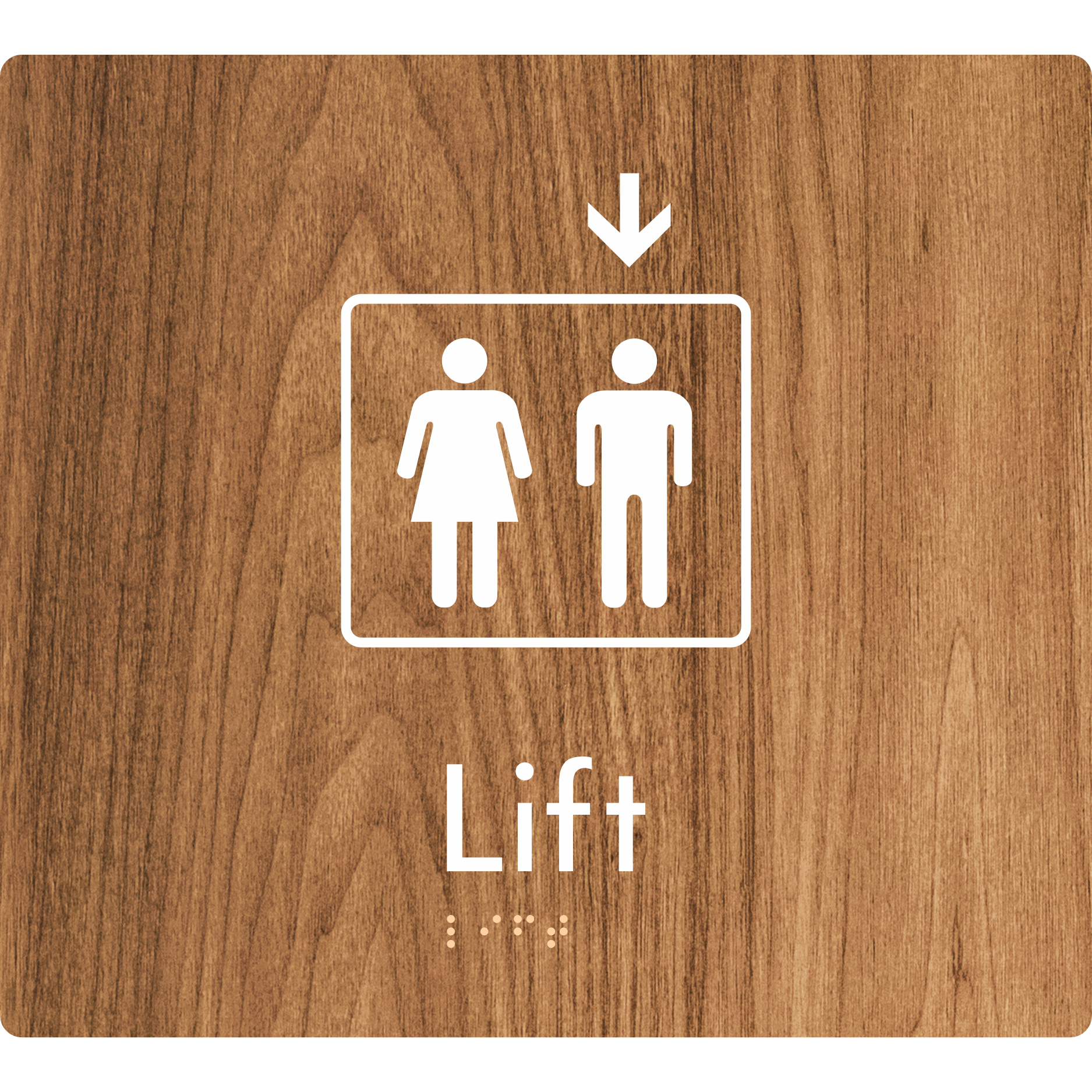 Lift - Down - Braille Tactile Signs Aust.