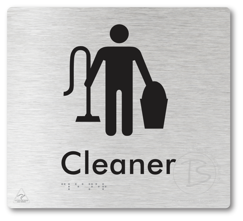 Cleaner - Braille Tactile Signs Aust.