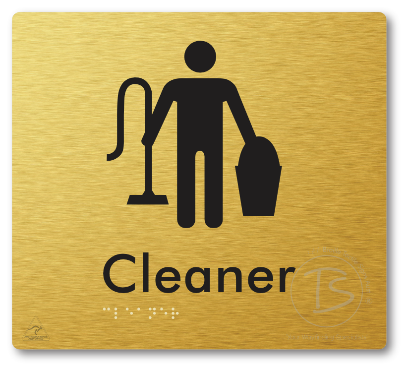 Cleaner - Braille Tactile Signs Aust.