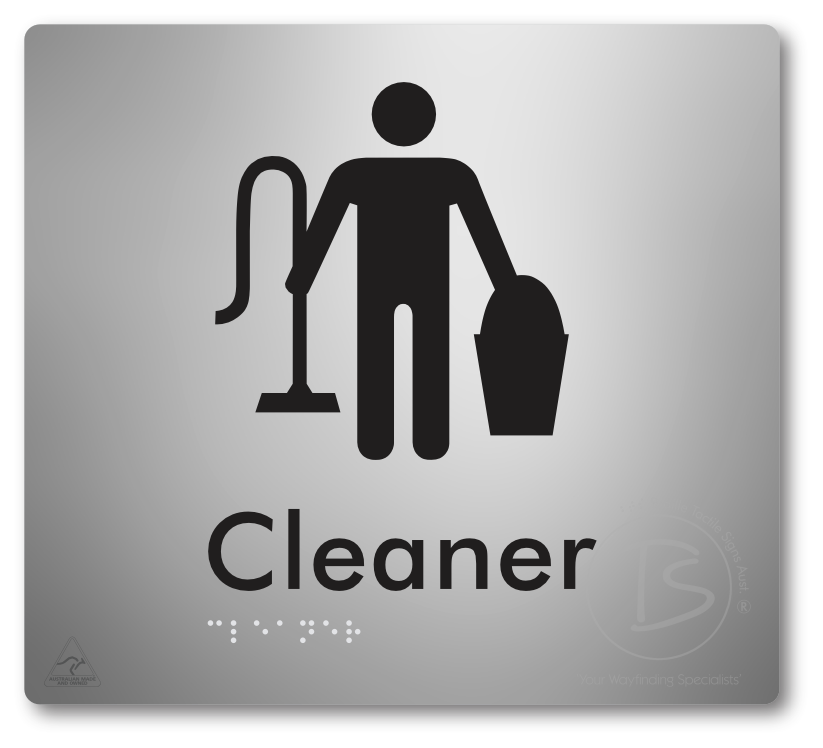 Cleaner - Braille Tactile Signs Aust.