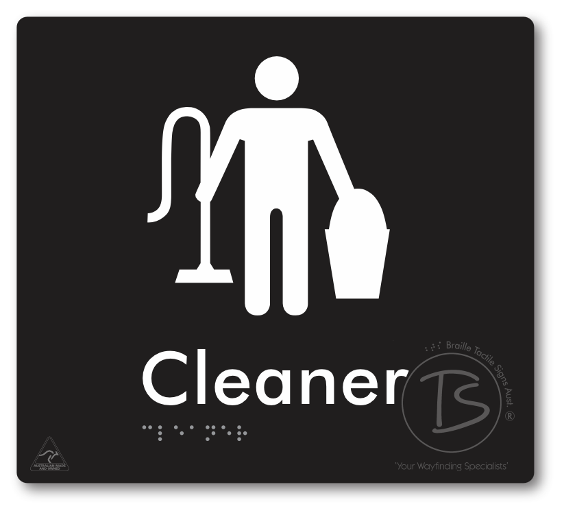 Cleaner - Braille Tactile Signs Aust.