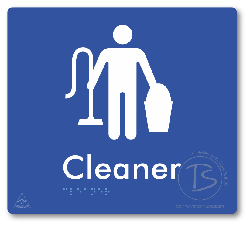 Cleaner - Braille Tactile Signs Aust.