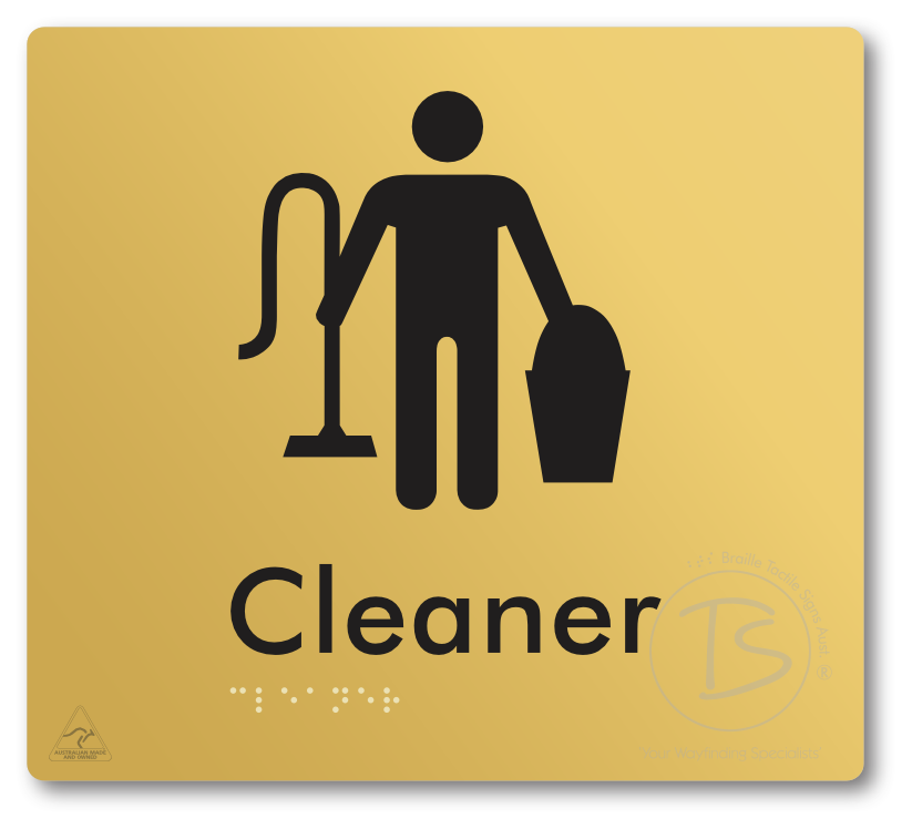 Cleaner - Braille Tactile Signs Aust.