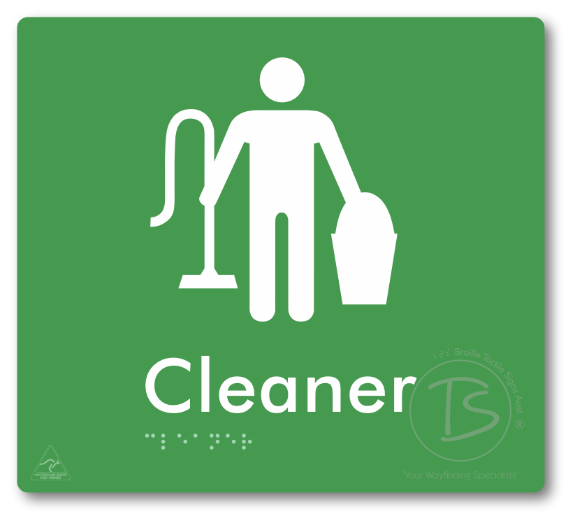 Cleaner - Braille Tactile Signs Aust.
